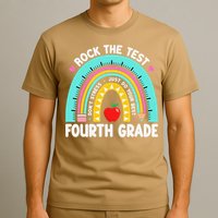 Rock The Test Day 4th Grade Teacher Fourth Grade Testing T-Shirt