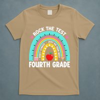Rock The Test Day 4th Grade Teacher Fourth Grade Testing T-Shirt