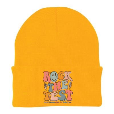 Rock The Test Testing Day DonT Stress Do Your Best Test Day Knit Cap Winter Beanie