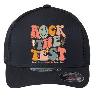 Rock The Test Testing Day DonT Stress Do Your Best Test Day Flexfit Unipanel Trucker Cap