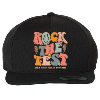 Rock The Test Testing Day DonT Stress Do Your Best Test Day Wool Snapback Cap