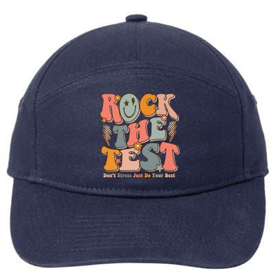 Rock The Test Testing Day DonT Stress Do Your Best Test Day 7-Panel Snapback Hat