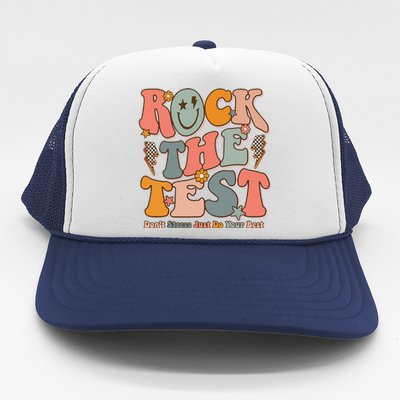 Rock The Test Testing Day DonT Stress Do Your Best Test Day Trucker Hat