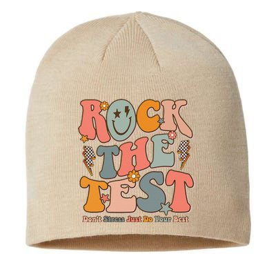 Rock The Test Testing Day DonT Stress Do Your Best Test Day Sustainable Beanie