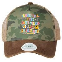 Rock The Test Do Your Best Testing Day Teacher Legacy Tie Dye Trucker Hat