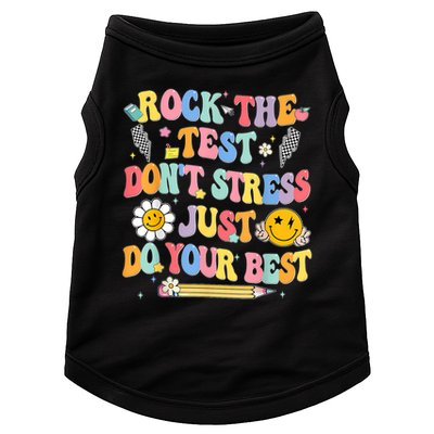 Rock The Test Do Your Best Testing Day Teacher Doggie Tank