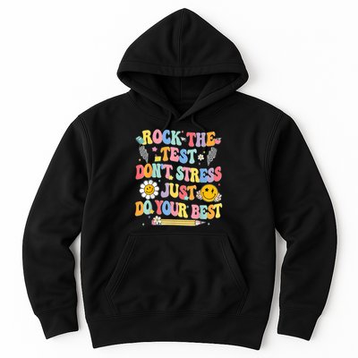 Rock The Test Do Your Best Testing Day Teacher Hoodie