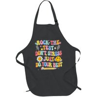 Rock The Test Do Your Best Testing Day Teacher Apron