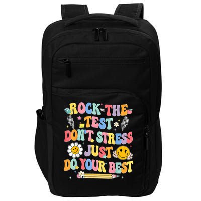 Rock The Test Do Your Best Testing Day Teacher Impact Tech Backpack