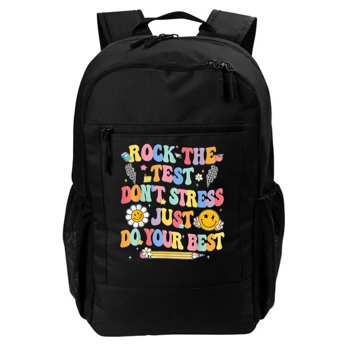 Rock The Test Do Your Best Testing Day Teacher Backpack