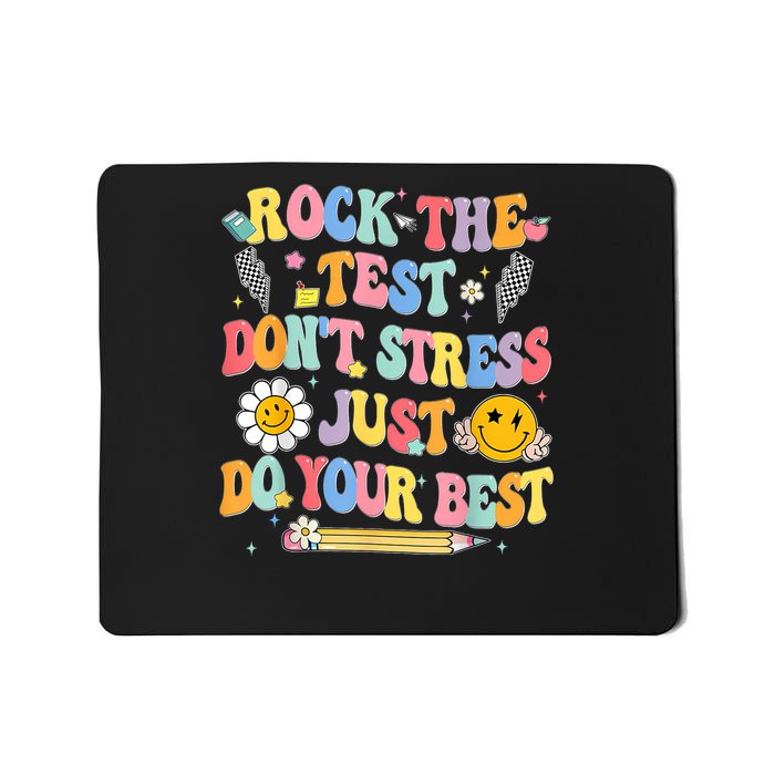 Rock The Test Do Your Best Testing Day Teacher Mousepad