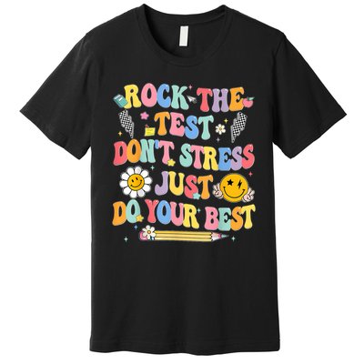Rock The Test Do Your Best Testing Day Teacher Premium T-Shirt