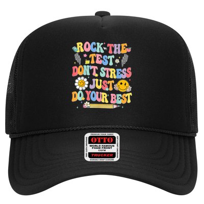 Rock The Test Do Your Best Testing Day Teacher Trucker Hat