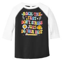 Rock The Test Do Your Best Testing Day Teacher Toddler Fine Jersey T-Shirt