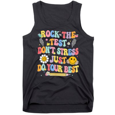 Rock The Test Do Your Best Testing Day Teacher Tank Top