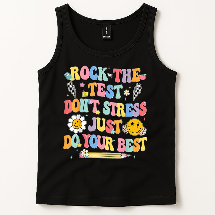 Rock The Test Do Your Best Testing Day Teacher Tank Top