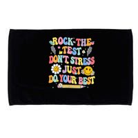 Rock The Test Do Your Best Testing Day Teacher Microfiber Hand Towel