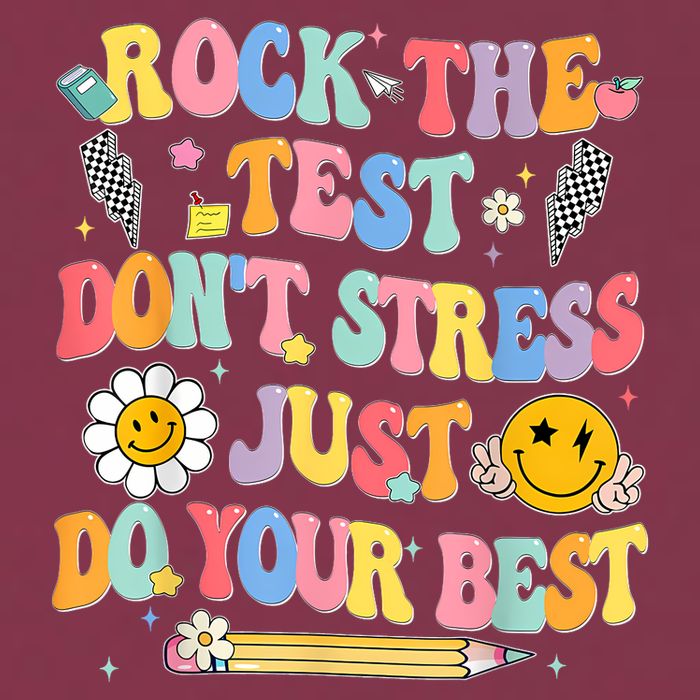 Rock The Test Do Your Best Testing Day Teacher 16oz Travel Tumbler