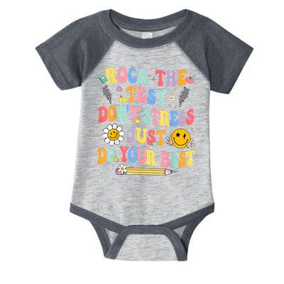 Rock The Test Do Your Best Testing Day Teacher Infant Baby Jersey Bodysuit