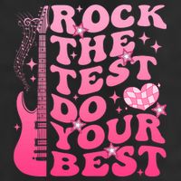 Rock The Test Do Your Best Testing Day For Teacher Student  Cool Comfort Performance Bucket Hat