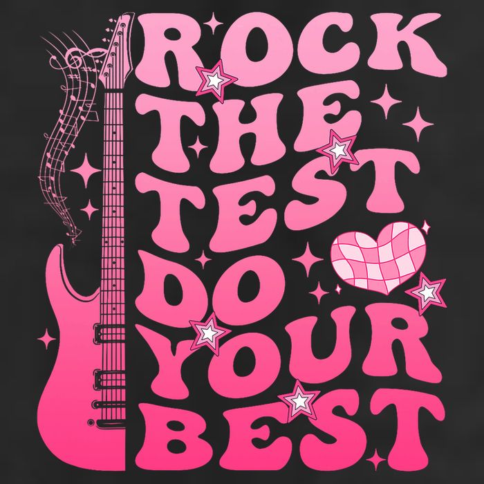 Rock The Test Do Your Best Testing Day For Teacher Student  Cool Comfort Performance Bucket Hat
