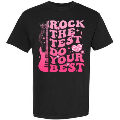 Rock The Test Do Your Best Testing Day For Teacher Student  Garment-Dyed Heavyweight T-Shirt