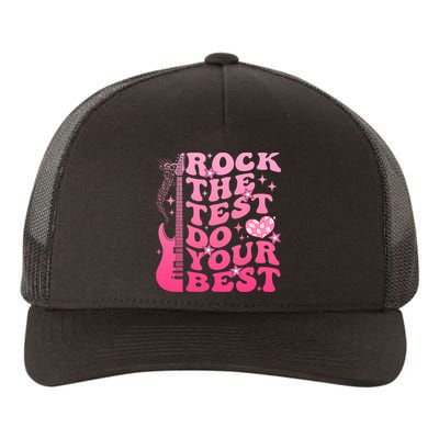 Rock The Test Do Your Best Testing Day For Teacher Student  Yupoong Adult 5-Panel Trucker Hat
