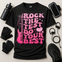 Rock The Test Do Your Best Testing Day For Teacher Student  Performance Shirt