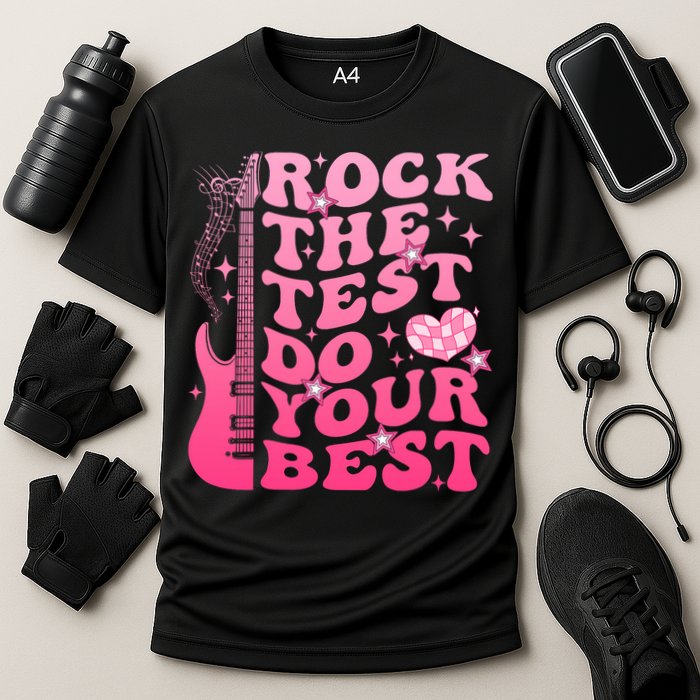 Rock The Test Do Your Best Testing Day For Teacher Student  Performance Shirt