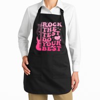 Rock The Test Do Your Best Testing Day For Teacher Student  Apron