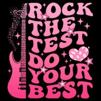 Rock The Test Do Your Best Testing Day For Teacher Student  Apron
