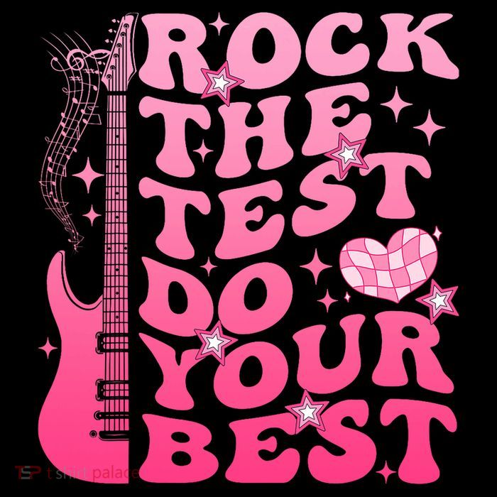 Rock The Test Do Your Best Testing Day For Teacher Student  City Backpack