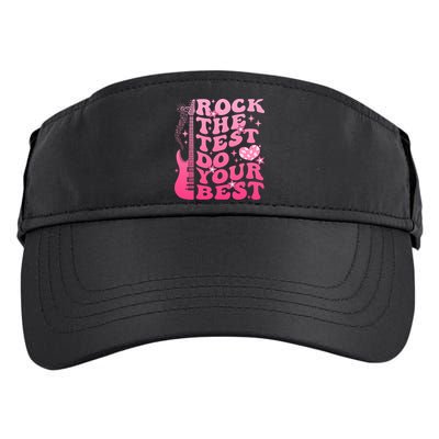 Rock The Test Do Your Best Testing Day For Teacher Student  Adult Drive Performance Visor