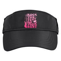 Rock The Test Do Your Best Testing Day For Teacher Student  Adult Drive Performance Visor