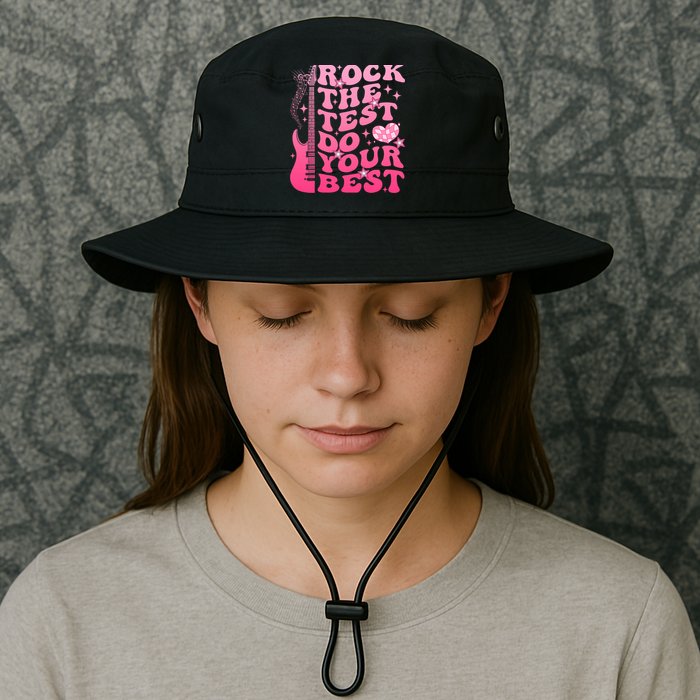 Rock The Test Do Your Best Testing Day For Teacher Student  Bucket Hat