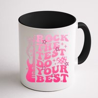 Rock The Test Do Your Best Testing Day For Teacher Student  Mug