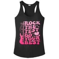 Rock The Test Do Your Best Testing Day For Teacher Student  Ladies PosiCharge Competitor Racerback Tank