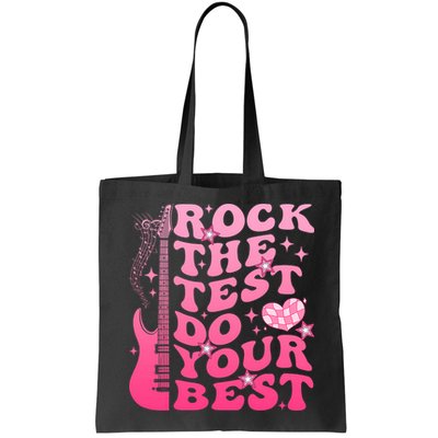 Rock The Test Do Your Best Testing Day For Teacher Student  Bag