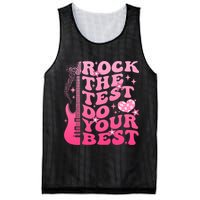Rock The Test Do Your Best Testing Day For Teacher Student  Mesh Reversible Basketball Jersey Tank