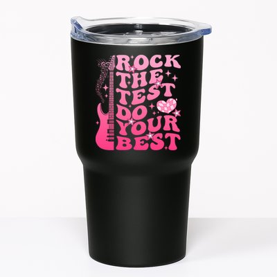Rock The Test Do Your Best Testing Day For Teacher Student  Tumbler
