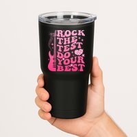 Rock The Test Do Your Best Testing Day For Teacher Student  Tumbler
