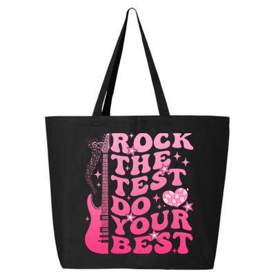 Rock The Test Do Your Best Testing Day For Teacher Student  25L Jumbo Tote
