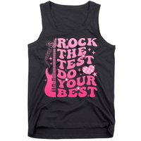Rock The Test Do Your Best Testing Day For Teacher Student  Tank Top