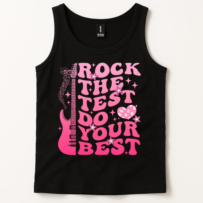 Rock The Test Do Your Best Testing Day For Teacher Student  Tank Top