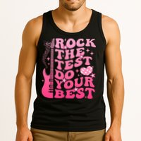 Rock The Test Do Your Best Testing Day For Teacher Student  Tank Top