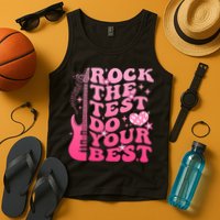 Rock The Test Do Your Best Testing Day For Teacher Student  Tank Top