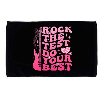 Rock The Test Do Your Best Testing Day For Teacher Student  Microfiber Hand Towel