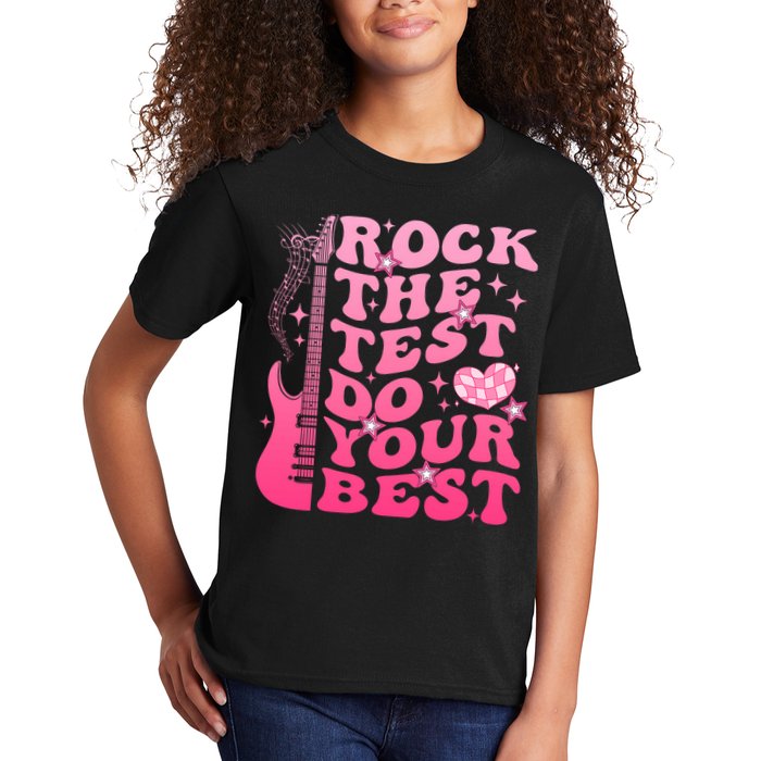 Rock The Test Do Your Best Testing Day For Teacher Student  Kids T-Shirt