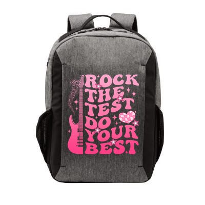 Rock The Test Do Your Best Testing Day For Teacher Student  Vector Backpack