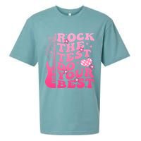 Rock The Test Do Your Best Testing Day For Teacher Student  Sueded Cloud Jersey T-Shirt